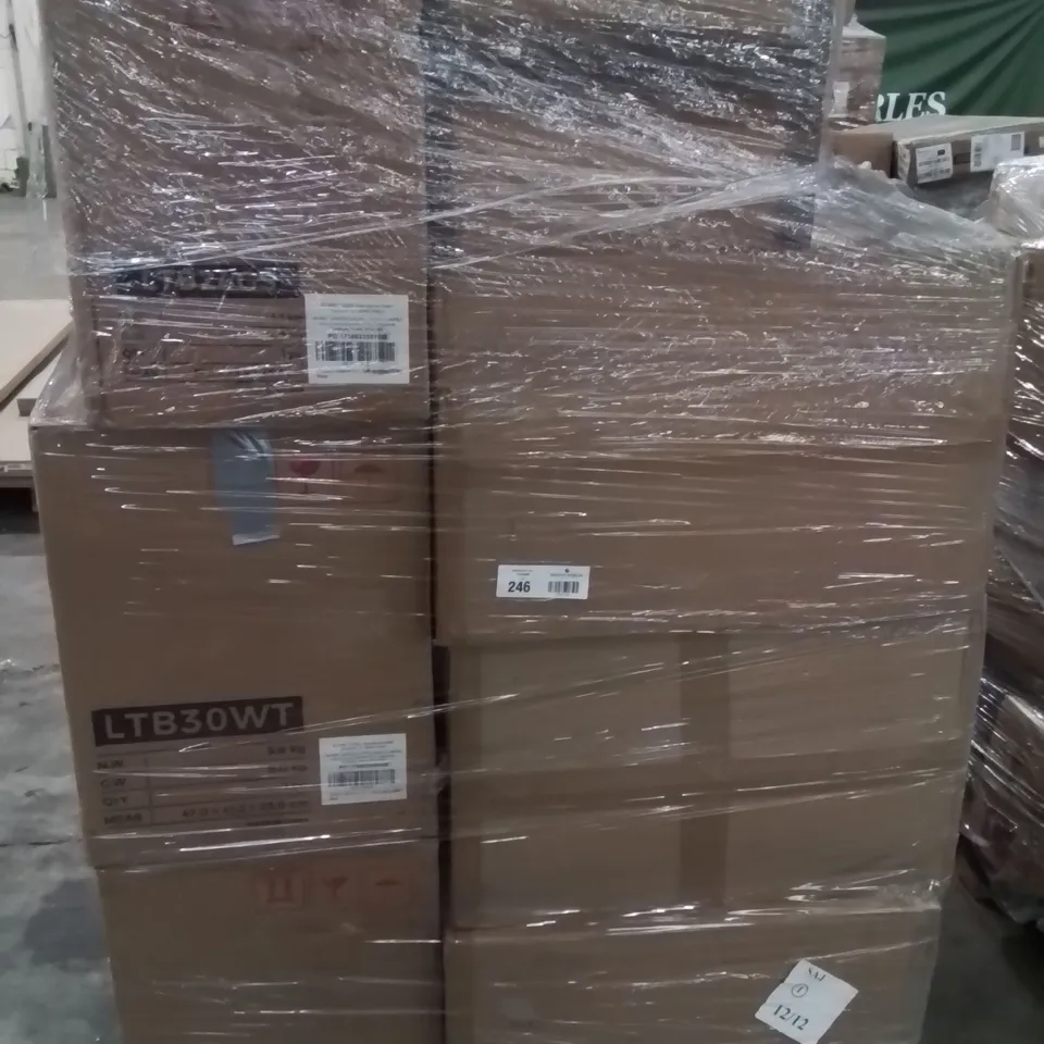 PALLET CONTAINING LARGE QUANTITY OF PEDAL BINS 
