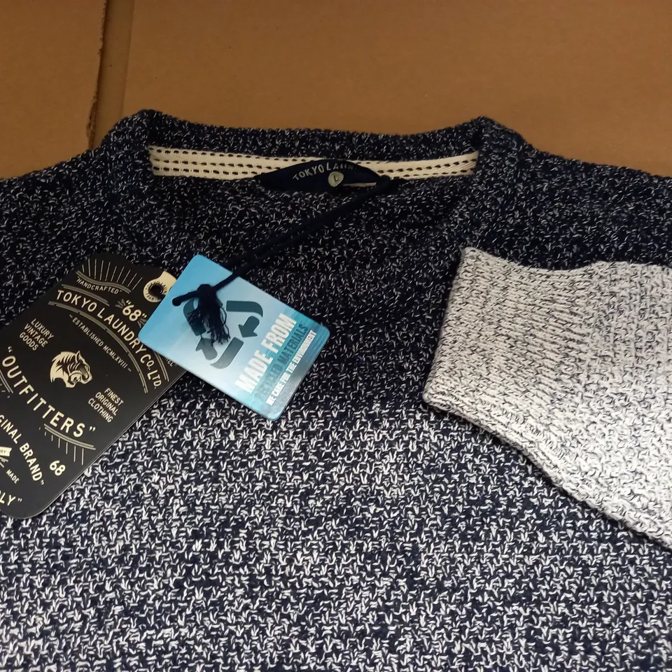 TOKYO LAUNDRY GREY GRADIENT JUMPER - L