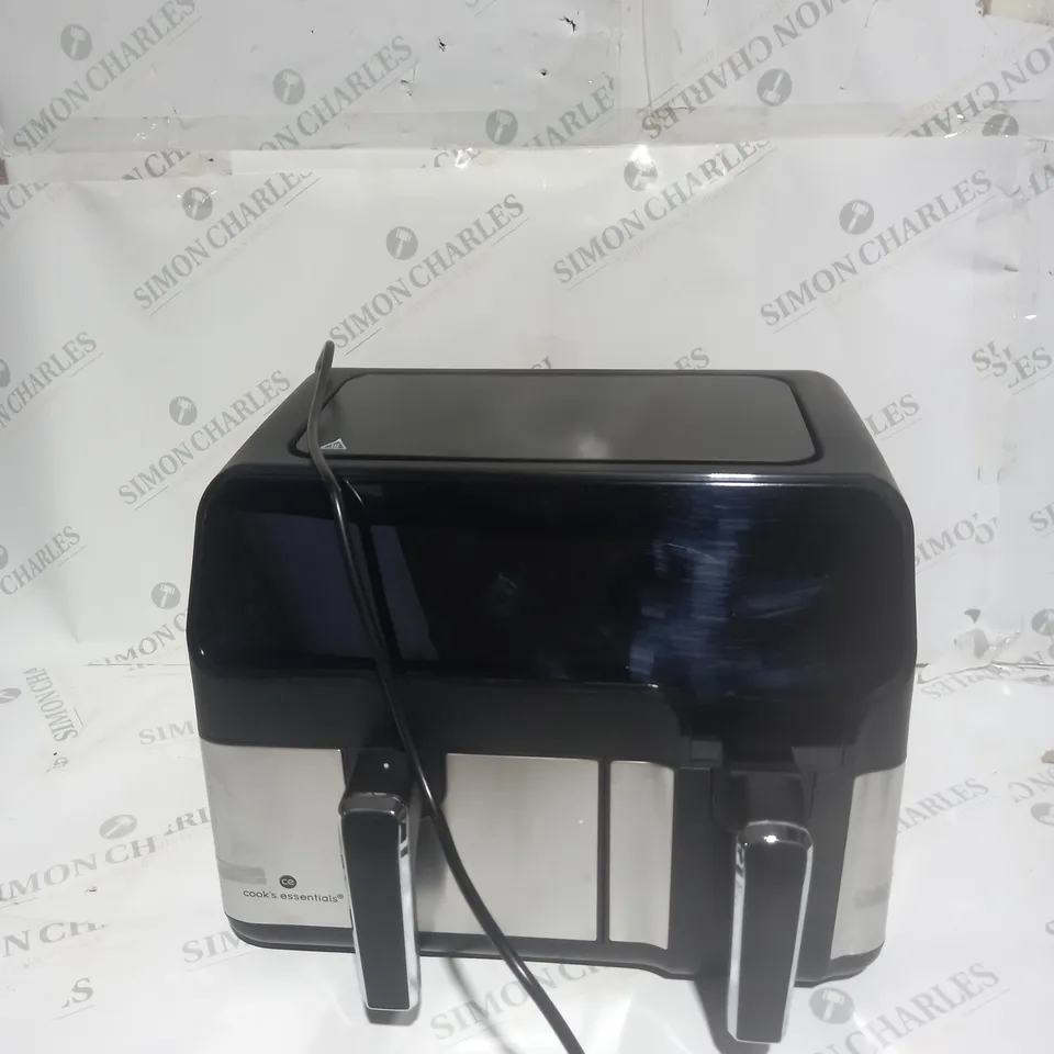 COOK'S ESSENTIALS 7.7L DUAL AIR FRYER 
