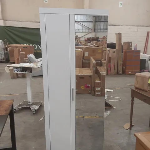 DESIGNER WOODEN 2-DOOR MIRROR WARDROBE