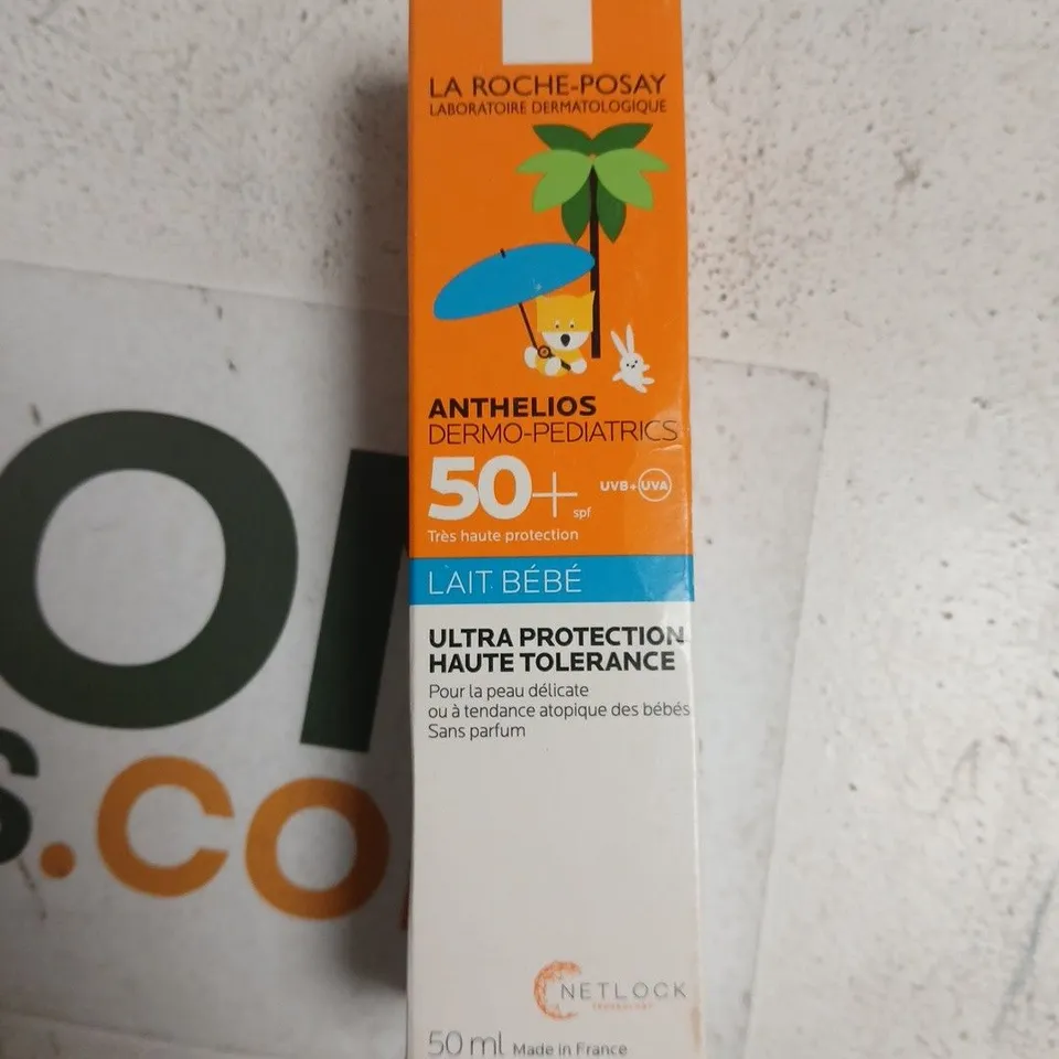LA ROCHE-POSAY ANTHELIOS DERMO-PEDIATRICS SPF50+ BABY SUNSCREEN 50ML – BOXED