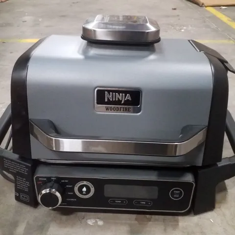 BOXED NINJA WOODFIRE PRO XL ELECTRIC BBQ GRILL & SMOKER OG850UK 