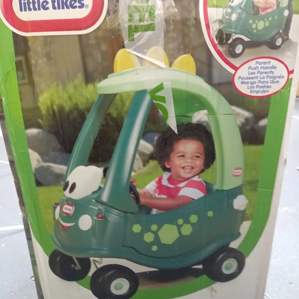 LITTLE TIKES COZY COUPE DINO - COLLECTION ONLY - BOXED RRP £69.99