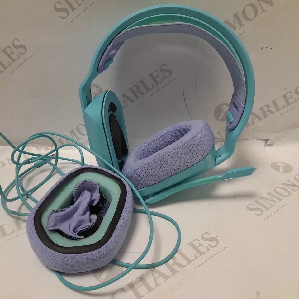 LOGITECH HEADSET IN AQUA COLOUR