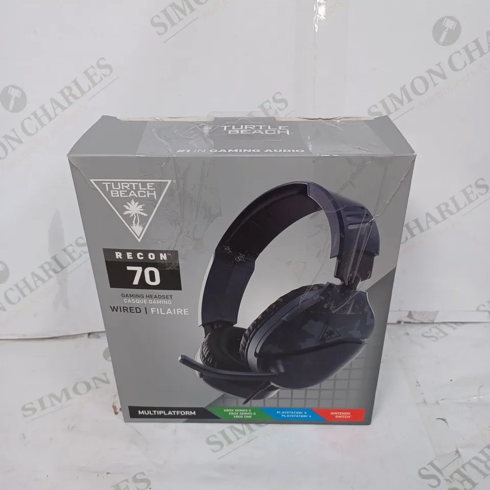 TURTLE BEACH RECON 70 MULTIPLATFORM WIRED GAMING HEADSET 