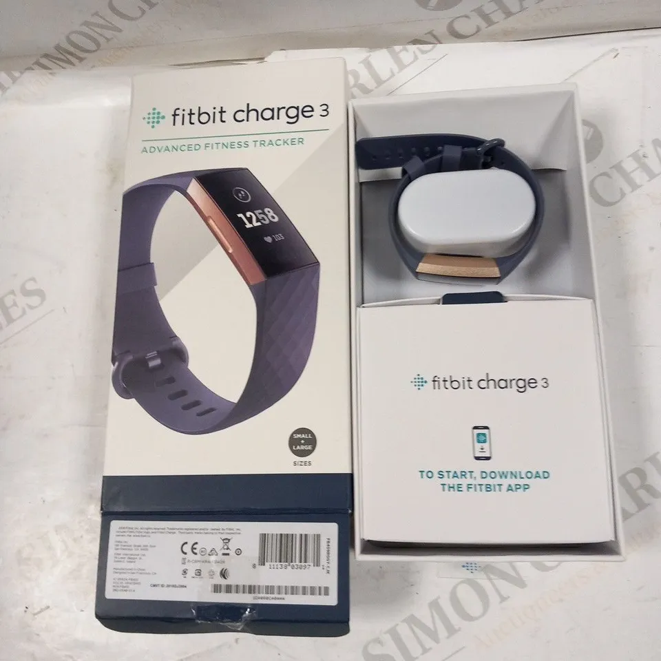 BOXED FITBIT CHARGE 3 ADVANCED FITNESS TRACKER