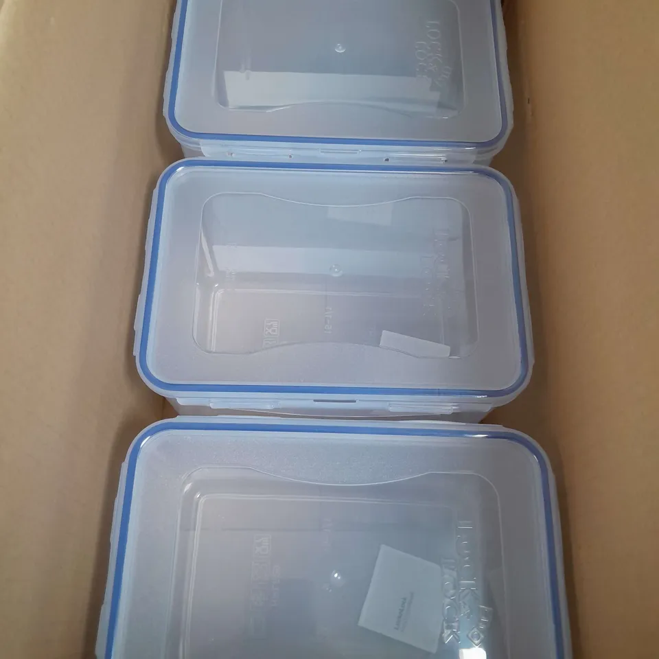 BOX OF 6 3.9 LITRE FOOD CONTAINERS 