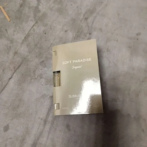 BOX OF APPROXIMATELY 90 SUNNAMUSK LONDON SOFT PARADISE 1.2ML SAMPLES