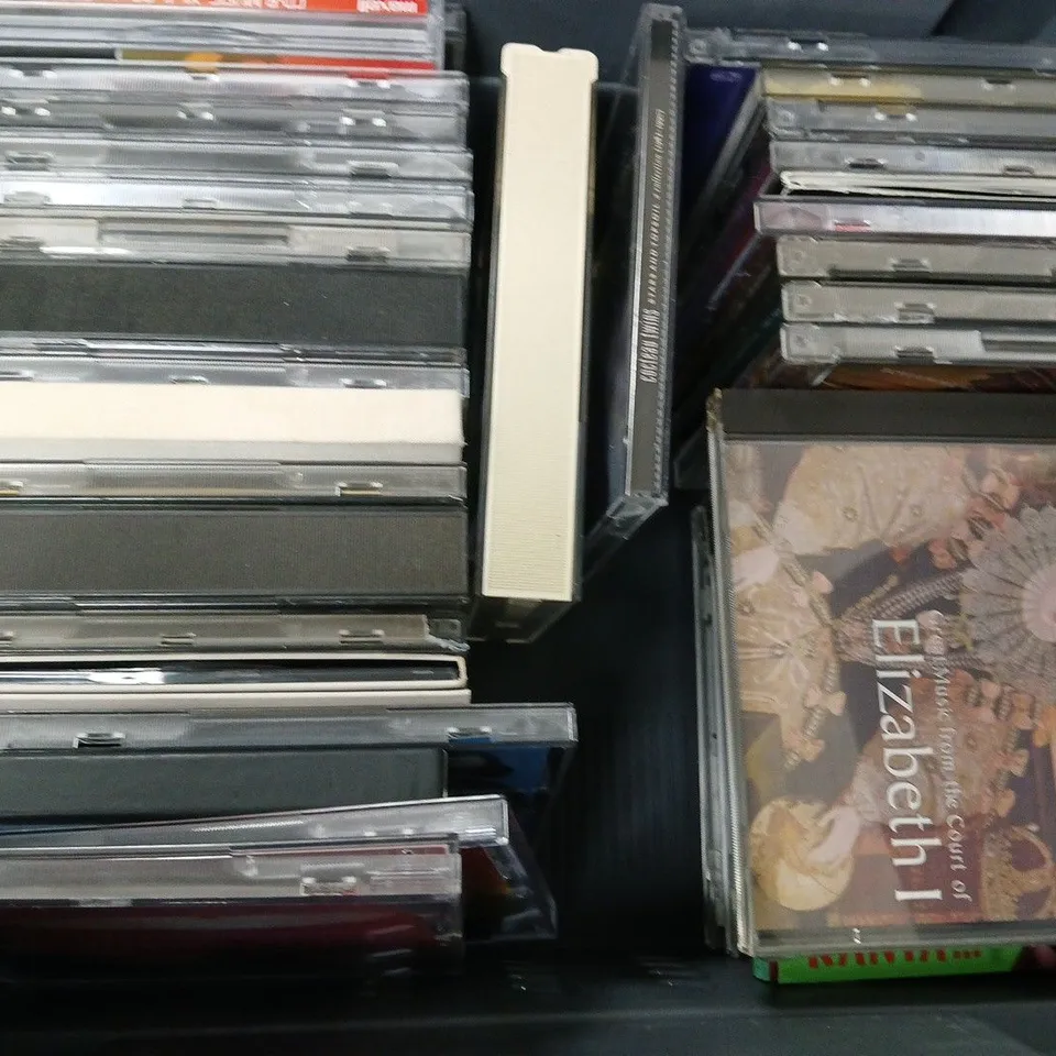 APPROXIMATELY 35 ASSORTED CDS FROM VARIOUS ARTISTS TO INCLUDE THE STRANGLERS, LIMP BIZKIT, PINK FLOYD, ETC