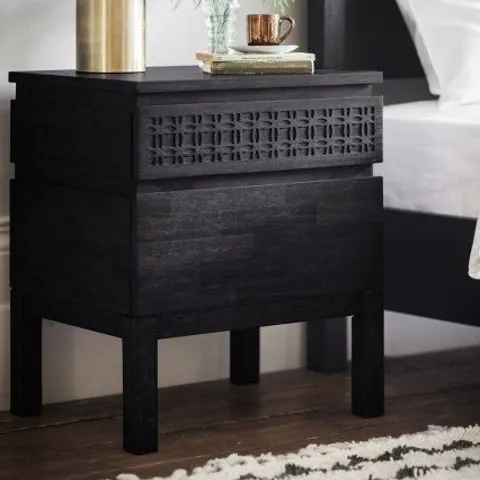 BOXED BOTTO BOUTIQUE 2-DRAWER SIDE TABLE - 1OF1