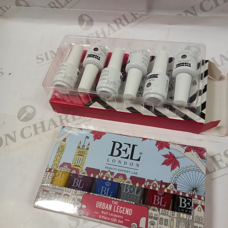 2 NAIL POLISH GIFT SETS VISHINE AND BEL LONDON 