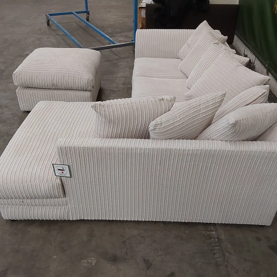 DESIGNER MOANA 3-PIECE UPHOLSTERED CORNER SOFA 