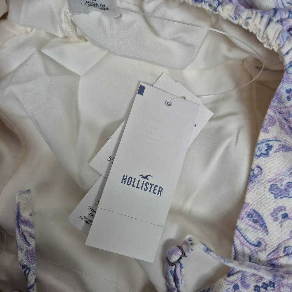 HOLLISTER WOMEN'S FLORAL PRINT SUNDRESS, LILAC/PURPLE, SPAGHETTI STRAPS, SIZE S