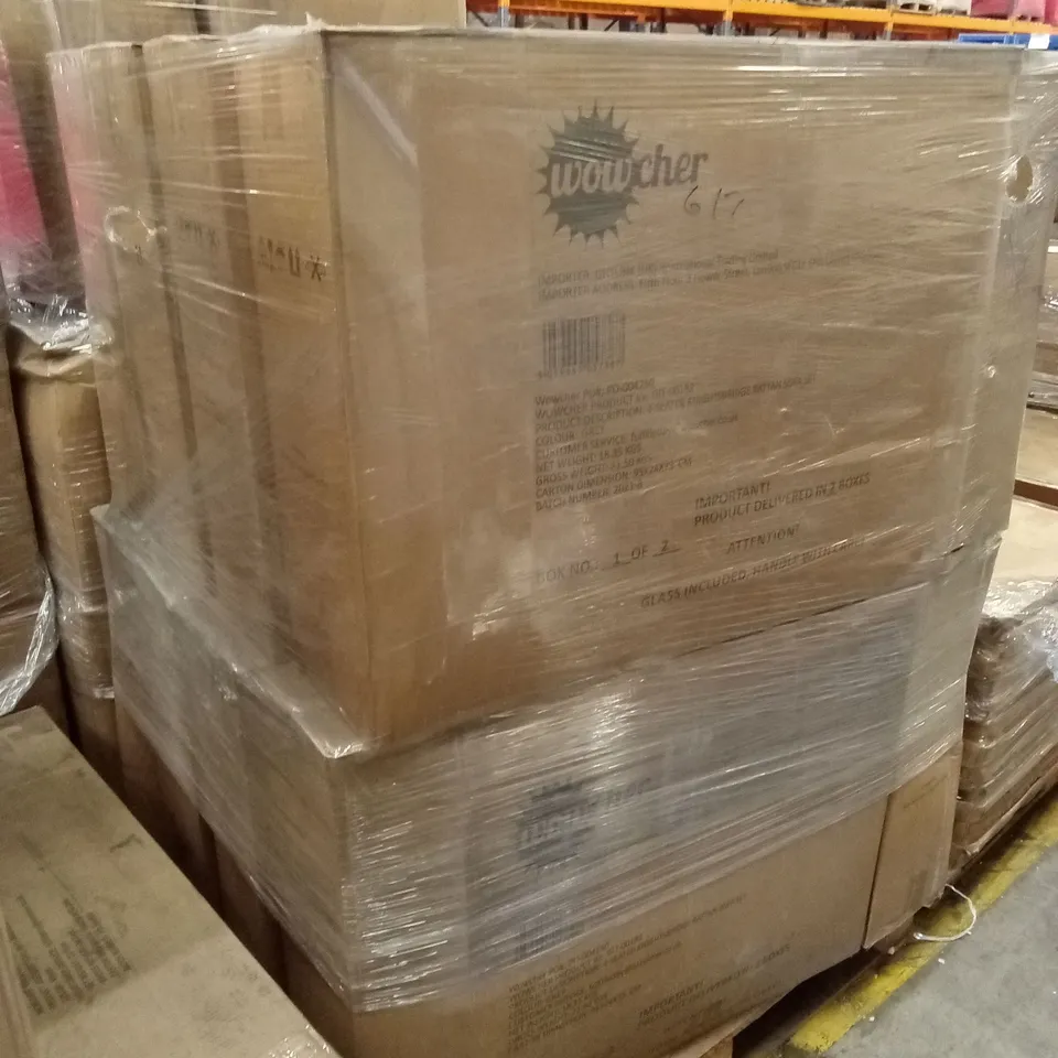PALLET OF ASSORTED INCOMPLETE RATTAN OUTDOOR FURNITURE SETS, PARTS ONLY