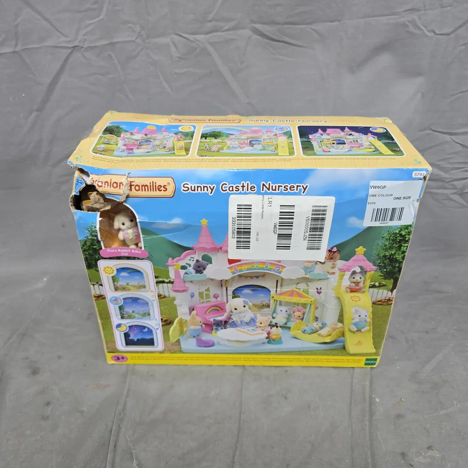 BOXED SYLVANIAN FAMILIES SUNNY CASTLE NURSERY