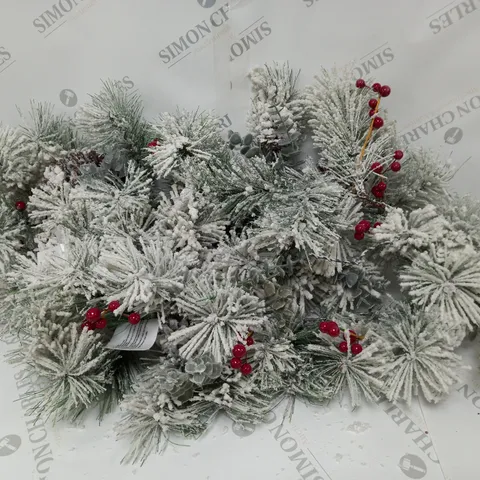 BAVARIAN PRE LIT GARLAND 180CM