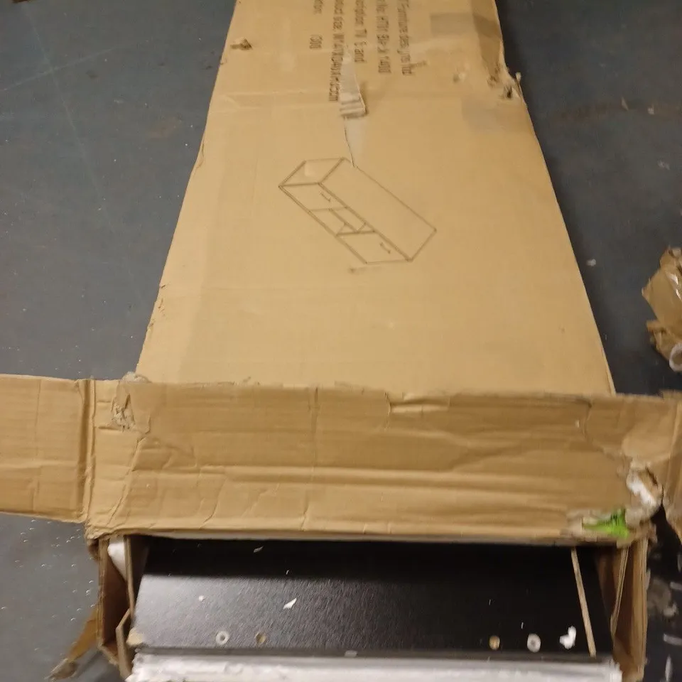 BLACK FLATPACK TV STAND