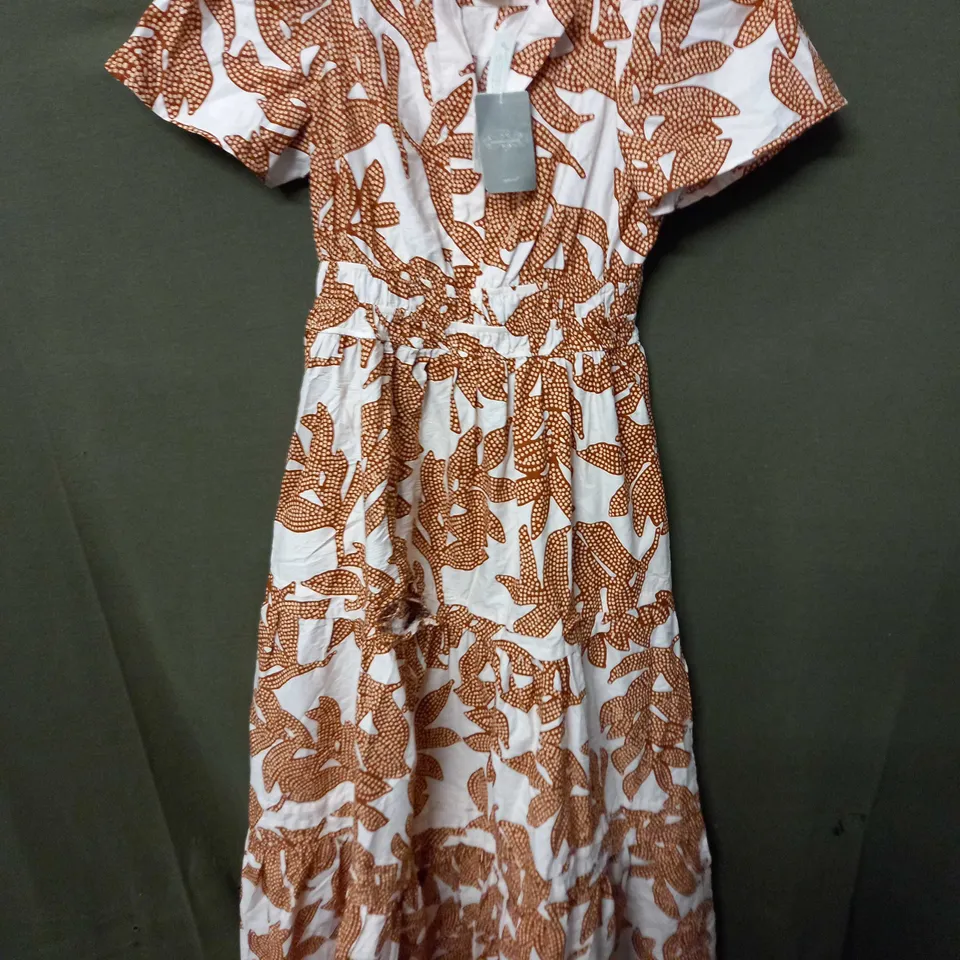 ANTHROPOLOGIE FLORAL PRINT DRESS - XS