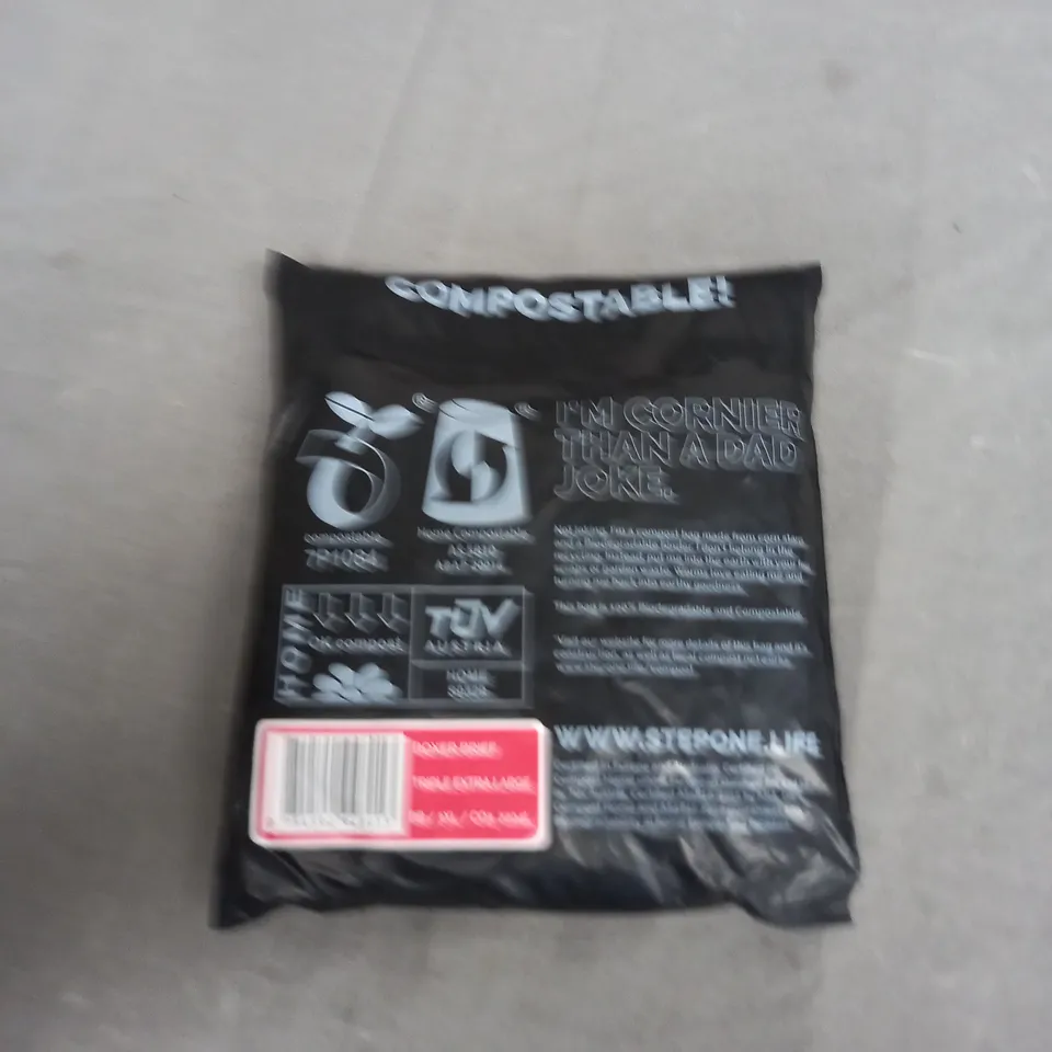SEALED STEPONE BOXER BREIF TRIPLE EXTRA LARGE