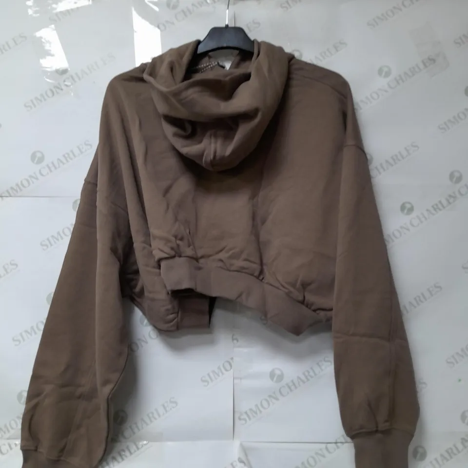 GYMKING REFRESH CROP HOOD DEEP MINK SIZE 12