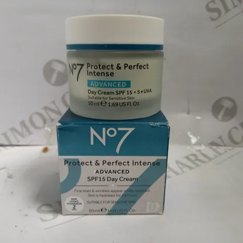 NO.7 PROTECT AND PERFECT INTENSE SPF15 DAY CREAM - 50ML