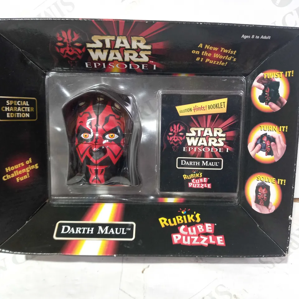 RUBIK'S CUBE STAR WARS EPISODE 1 DARTH MAUL PUZZLE