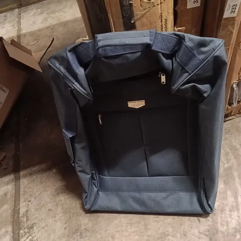 UNBOXED KEPLIN LUGG TRAVEL BAG MEDIUM SIZE WITH WHEELS BLUE COLOUR