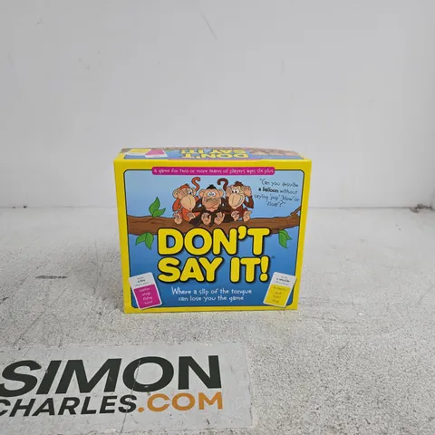 DONT SAY IT GAME PAUL LAMOND AGES 6+