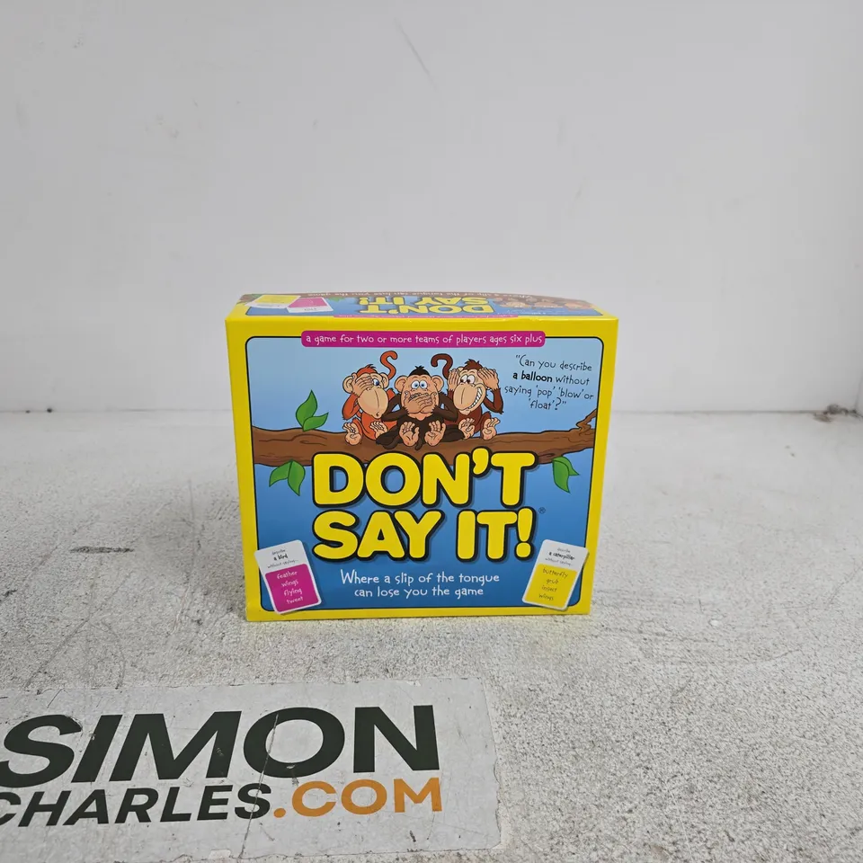 DONT SAY IT GAME PAUL LAMOND AGES 6+