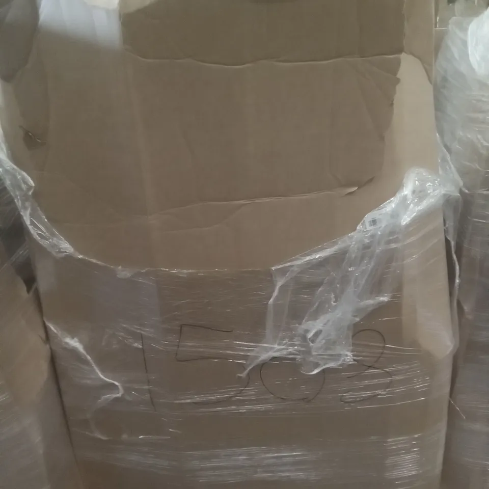 PALLET OF ASSORTED ITEMS INCLUDING SONGMICS CLOTHES RAIL WITH WHEELS, FLORY BIDET, BATHROOM MIRROR, PLANT POT FENCE, HOMIDEC DESK, FOLDING WAGON CART 