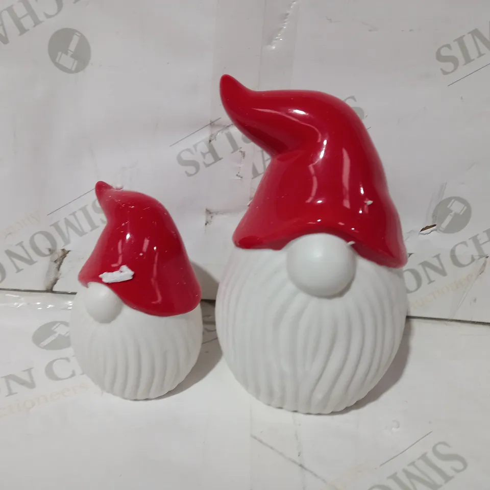 SET OF 2 POT GNOMES 