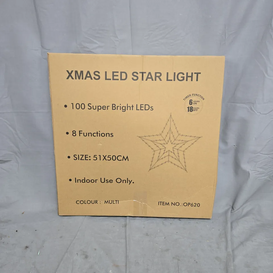 BOXED XMAS LED STAR LIGHT