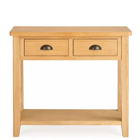 ASHWIN 2 DRAWER CONSOLE TABLE - COLLECTION ONLY 