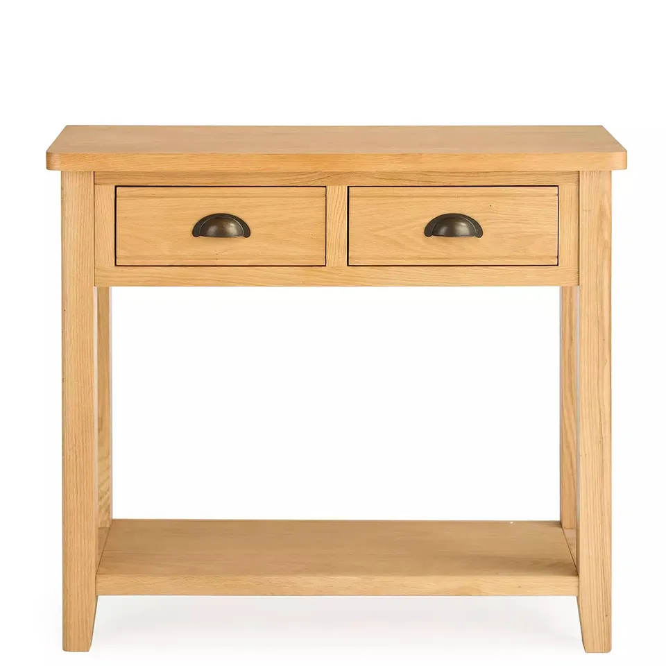 ASHWIN 2 DRAWER CONSOLE TABLE - COLLECTION ONLY 