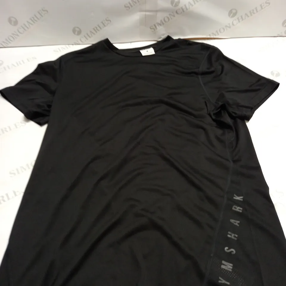 GYMSHARK STRECH TRAINING TOP IN BLACK - M