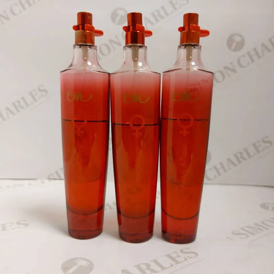 BOX OF 3 BYBLOS BLU LOVE AFFAIR FOR WOMEN 