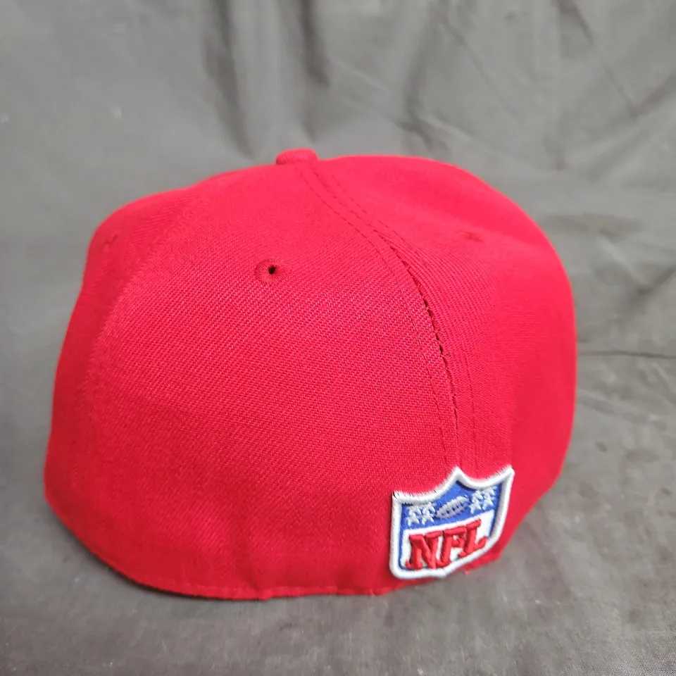 NEW ERA NFL ARIZONA CARDINALS 59FIFTY CAP – RED, SIZE 7 5/8