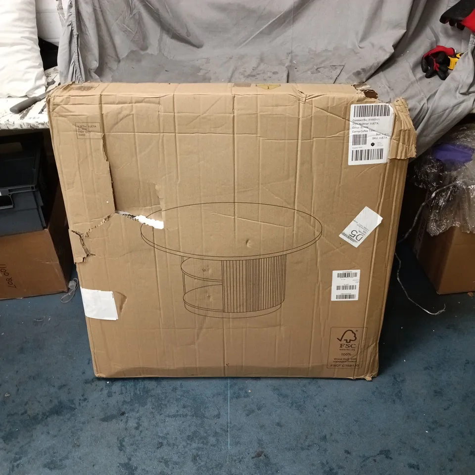 BOXED CARINA SIDE TABLE IN BLACK