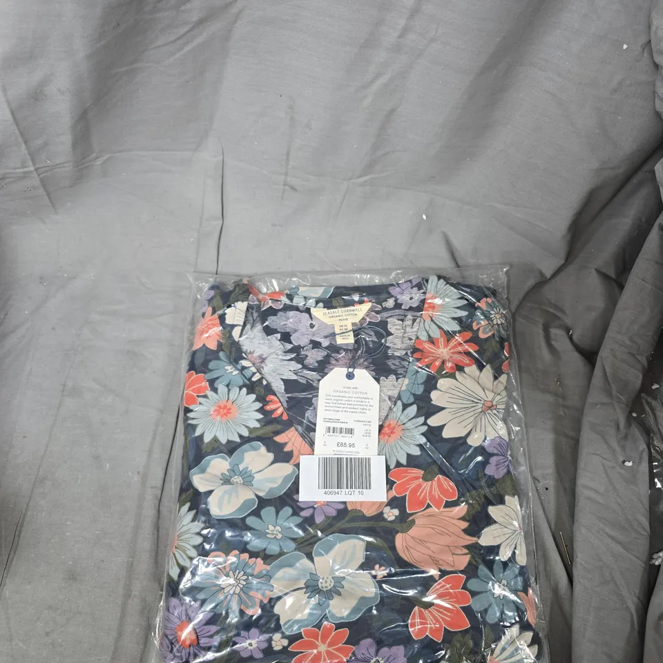 S/S HELENA DRESS FLOWERING BLOOMS MARITIME UK PETITE 10