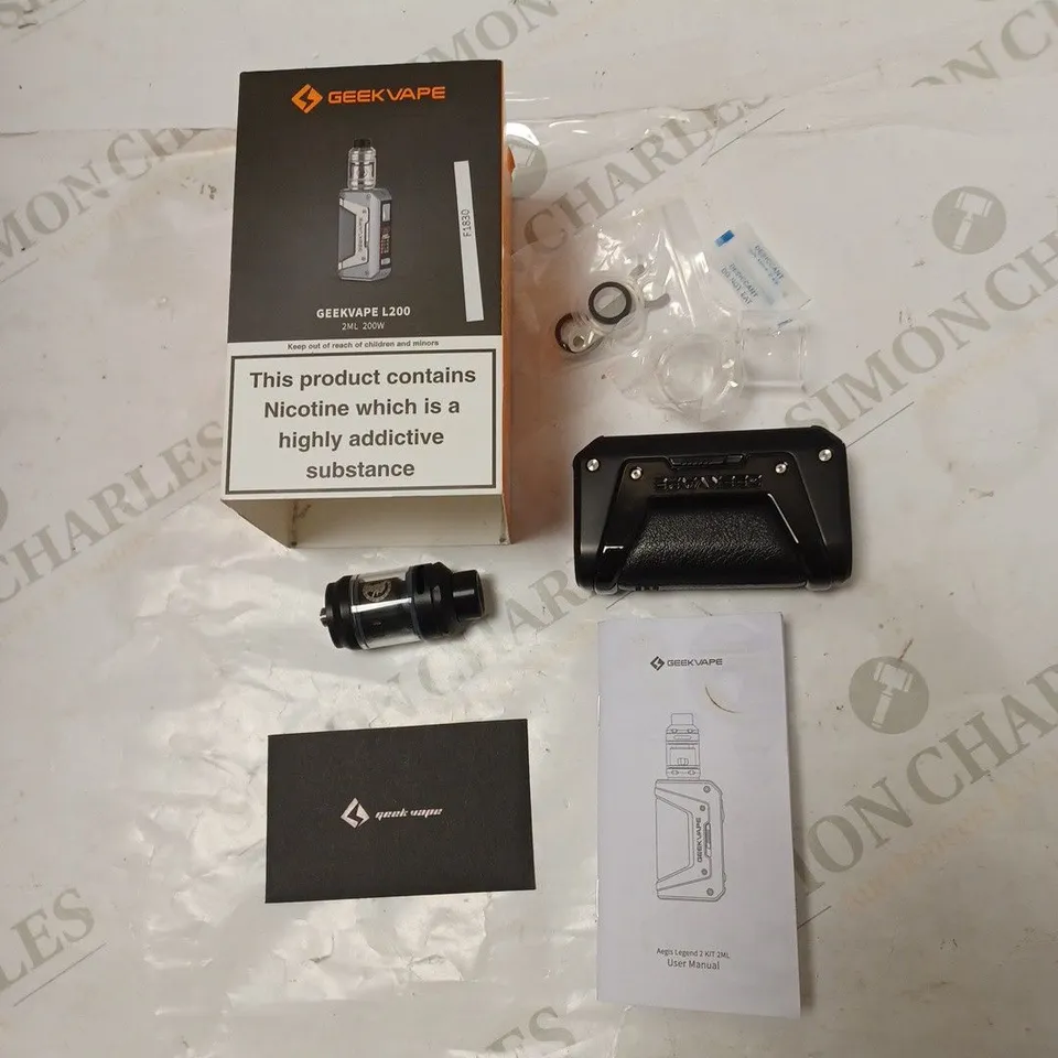 BOXED GEEKVAPE L200 WITH ACCESSORIES AND MANUAL