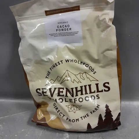 SEALED SEVENHILLS ORGANIC CACAO POWDER - 1KG