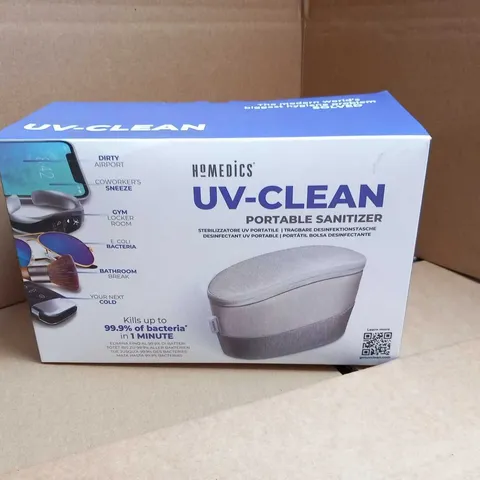 BOXED HOMEDICS UV-CLEAN PORTABLE SANITIZER SAN-B100GY-EU