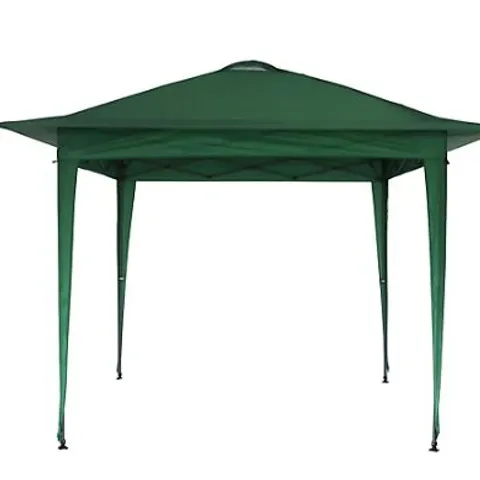 GREEN LOUNGE POP UP FOLDING GAZEBO WITH WHEELED CARRY BAG - COLLECTION ONLY