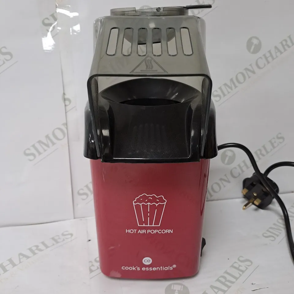BOXED OUTLET COOK'S ESSENTIALS POPCORN MAKER