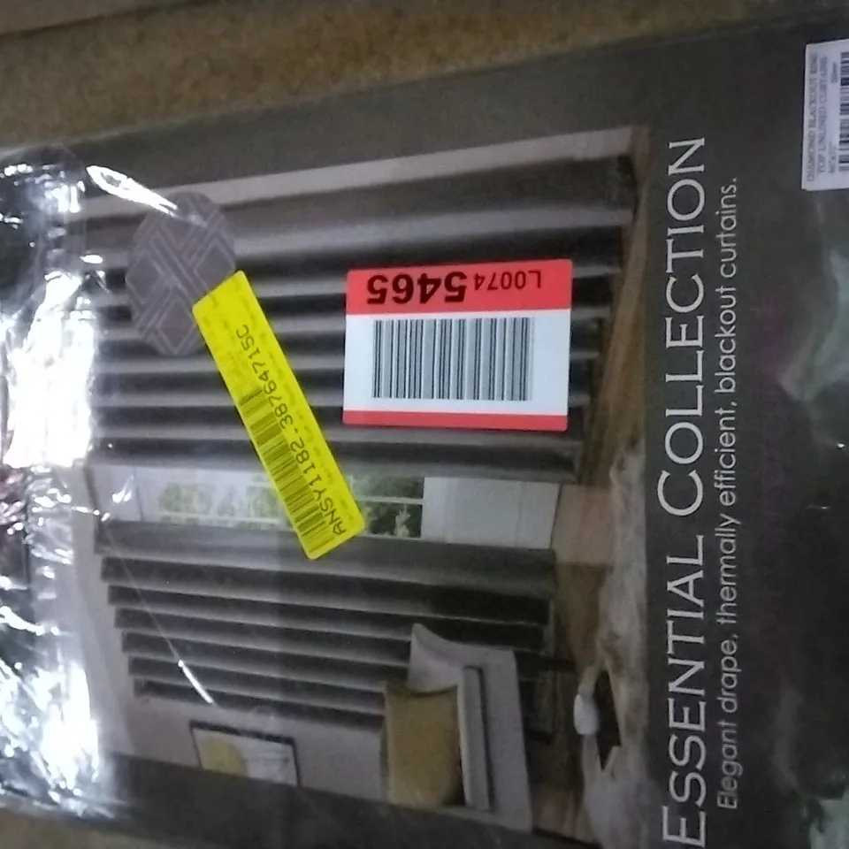 YELDELL BERTRAM EYELET ROOM DARKENING THERMAL CURTAINS COLOUR: SILVER