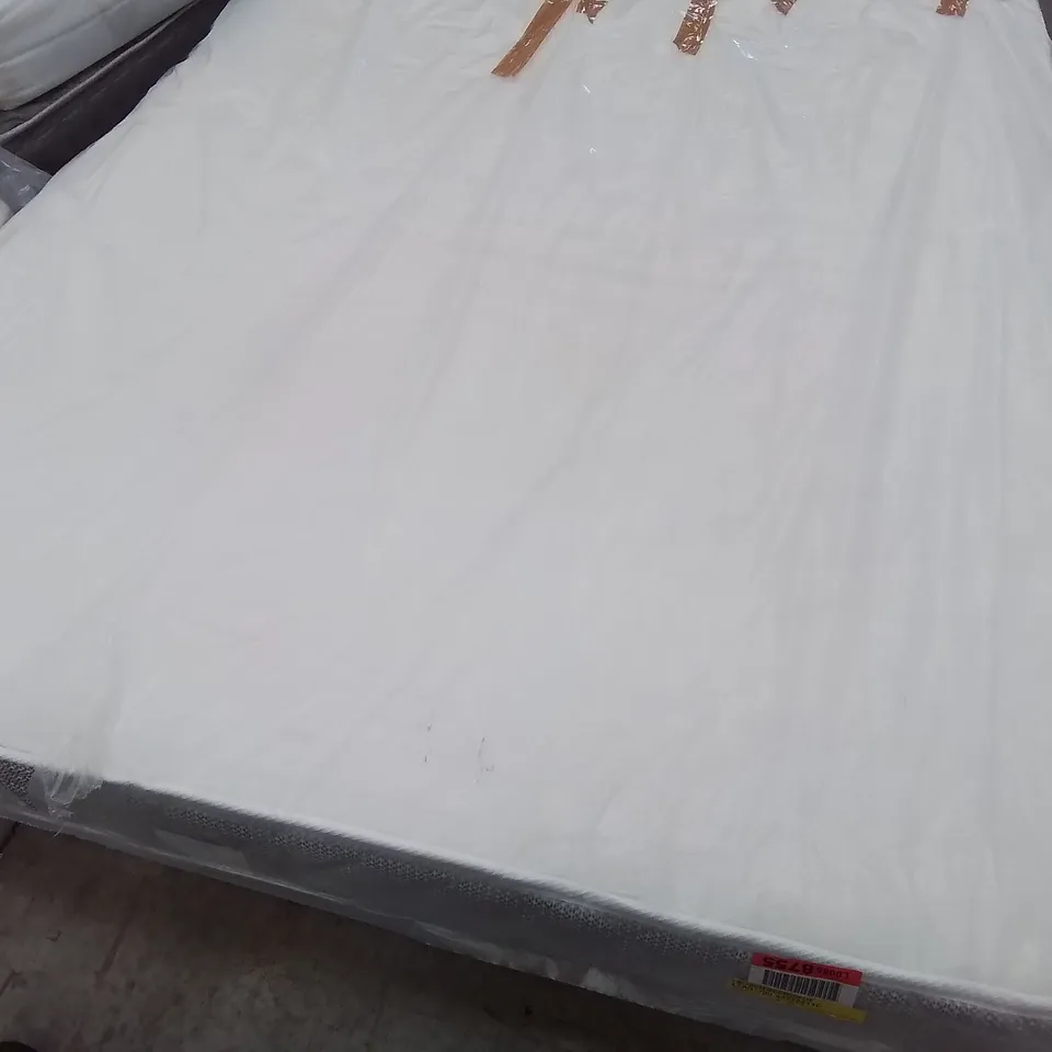 QUALITY BAGGED 4'6" DOUBLE CLOUDS MEMORY SPRUNG OPEN COIL MATTRESS 