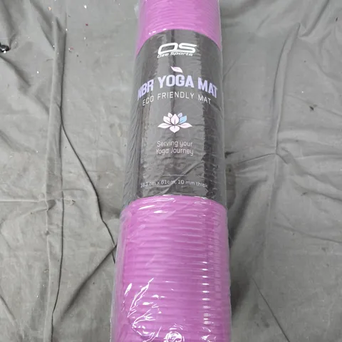 OZE SPORTS ECO FRIENDLY NBR YOGA MAT IN PURPLE
