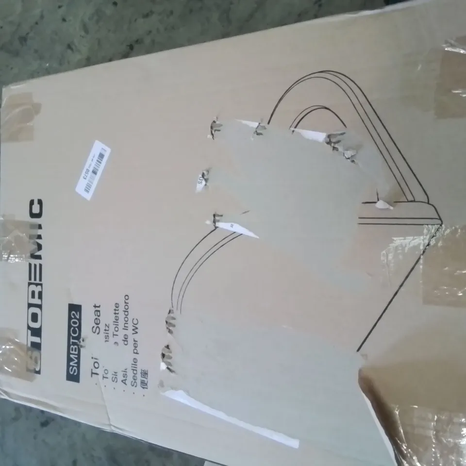 PALLET OF ASSORTED PRODUCTS, INCLUDING, OLA HIKE INFLATABLE MATTRESS, TOILET SEAT, TV STAND, BOXED FURNITURE.