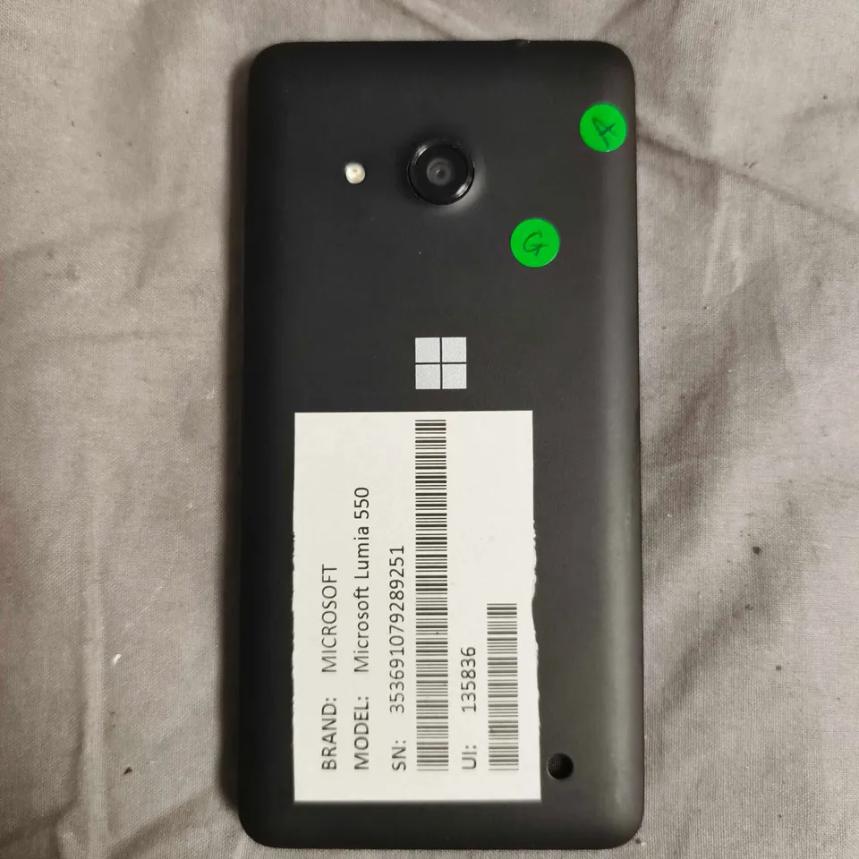 MICROSOFT LUMIA 550 SMARTPHONE – BLACK