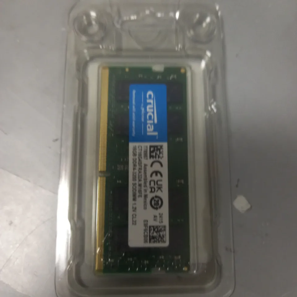 CRUCIAL 16GB NOTEBOOK DDR4-3200 RAM - CT16G4SFRA32A